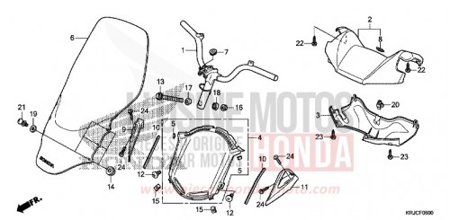 HANDLE PIPE/HANDLE COVER FES125C de 2012